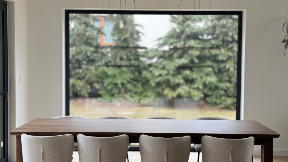 Rozłożony stół dębowy na wymiar - inspiracja SĘK W TYM
